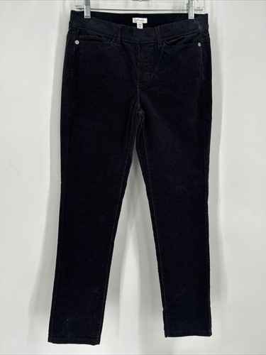 Pantalon Droit J.Jill En Velours Côtelé Coton Bleu Clair - Taille 14, Entrejambe 29"
