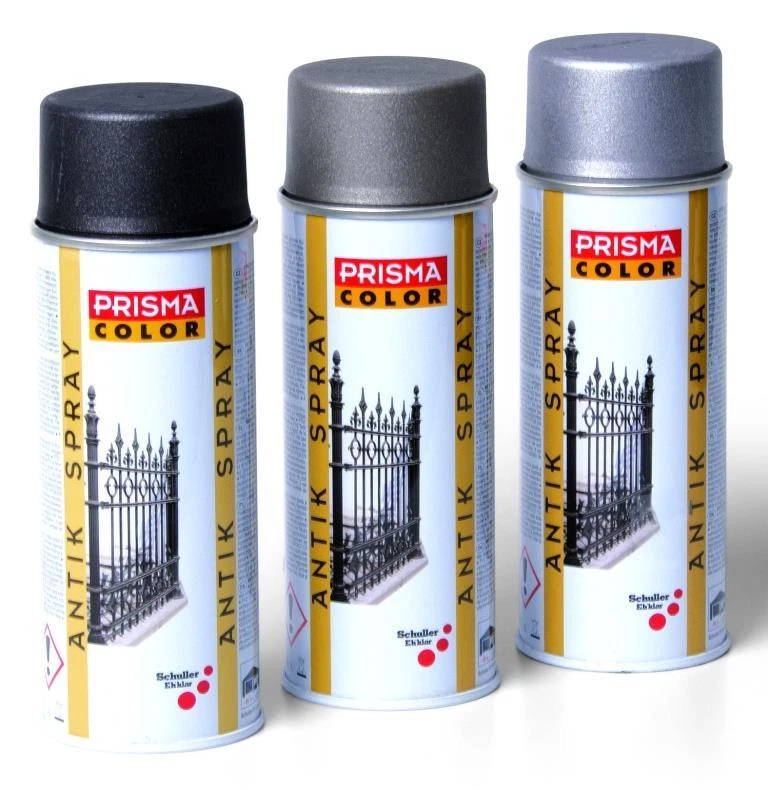 SCHULLER EH´KLAR 19,48€/L Antik - Spray Acryl 400ml Silber-Grau Graphit-Grau Schwarz Antikspray