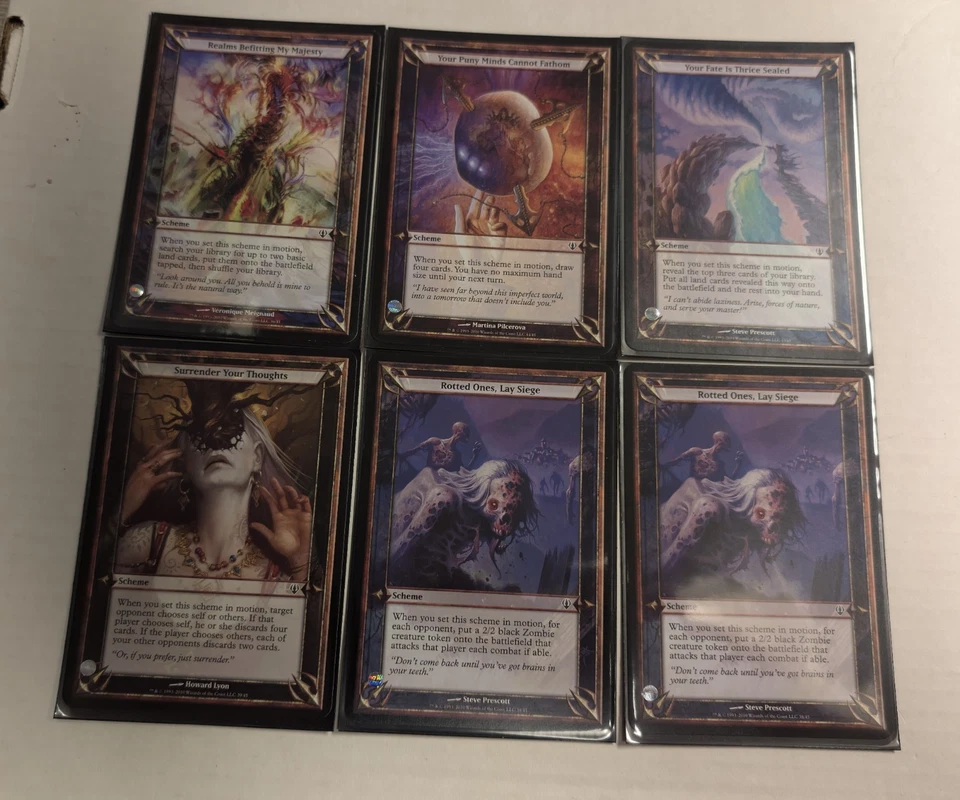 MTG Archenemy Scheme Deck ~ 1 Card Missing ~ Bring About The Apocalypse - Image 2 of 4
