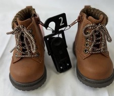 Wonder Nation Sweater Knit Boot, Chestnut, Baby Girl Size 2 NWT