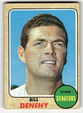 1968 Topps Bill Denehy #526 Washington Senators LOW MID GRADE FILLER