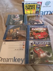 Opened Never Used Dreamcast Console Bundle Including Factory Sealed Discs Games