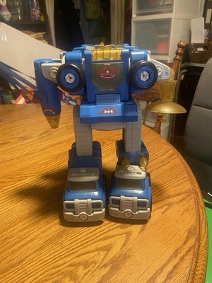 5 in 1 Take Apart Construction Transforming Robot Blue (Missing Pieces)