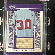 Cliff Floyd 2025 Leaf Lumber Game Used Lumber Purple 5/5