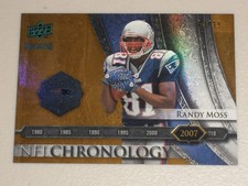 2008 Upper Deck Icons NFL Chronology Gold #40 Randy Moss 83/99