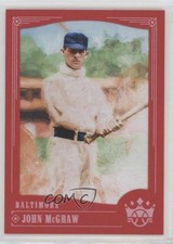 2018 Panini Diamond Kings Red Frame John McGraw #40 HOF o9f