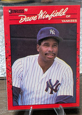 Donruss 1990 Dave Winfield #551 New York Yankees Baseball Card MLB Base Set