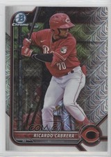 2022 Bowman Draft Chrome Asia Mojo Refractor Ricardo Cabrera #BDC-139 13w8