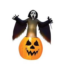 Fun World 6ft Ghost Face Inflatable. Officially Licensed