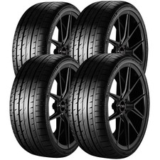 Qty 4 24540r18 Continental Sportcontact 3 93y Sl Black Wall Tires Qty 4 24540r18 Continental Sportcontact 3 93y Sl Black Wall Tires