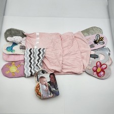 Demdaco Activity Mommy Me Scarf Soft Pink Baby Toys Bonding Time Toddler