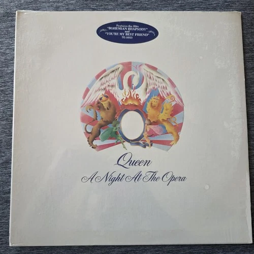 Queen - A Night At The Opera Vinyl LP Vintage Record Sealed With Hype Sticker