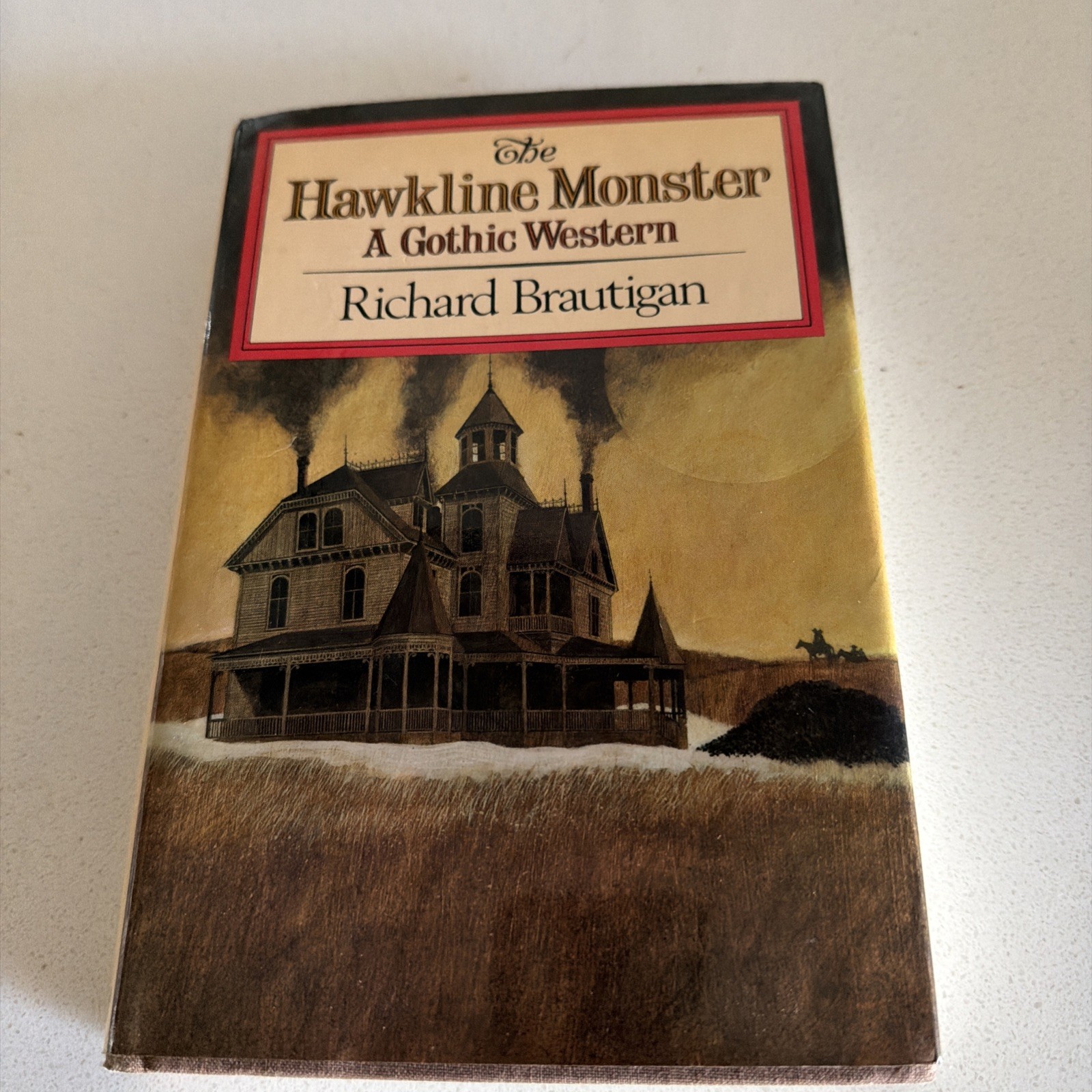 Richard Brautigan THE HAWKLINE MONSTER 1974 True First Edition DJ MINT No Scuffs