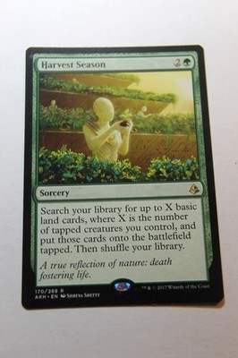 MTG Harvest Season x1- -Amonkhet-Lightly Played