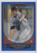 2013 Bowman Chrome Prospects Blue Refractor 175/250 Nick Tropeano #BCP179 1b8