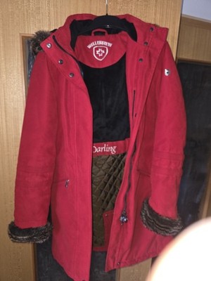 Wellensteyn Darling Womens Parka Red With Detachable Hood S Polyester