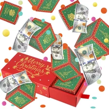 Christmas Surprise Gift Box Explosion for Money - DIY Pop Out Folding Bounce Ex