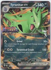 Pokemon: Tyranitar ex (evoluzioni prismatiche) carte e prodotti vari 064/131
