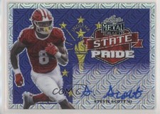 2021 Leaf Metal Draft State Pride Silver Mojo /30 Stevie Scott III Auto 1u6