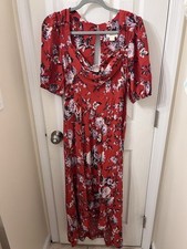 Maeve Anthropologie Puff Sleeve Dress, Size 6 . NEW With Tags