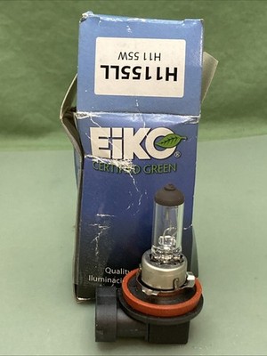 New Genuine Eiko H1155LL Halogen Light Bulb H11 12V 55W