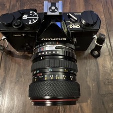 OLYMPUS OM-2N SLR Film Camera Body Black OM-2N  RMC Tokina 28-70mm 1:3.5-4.5