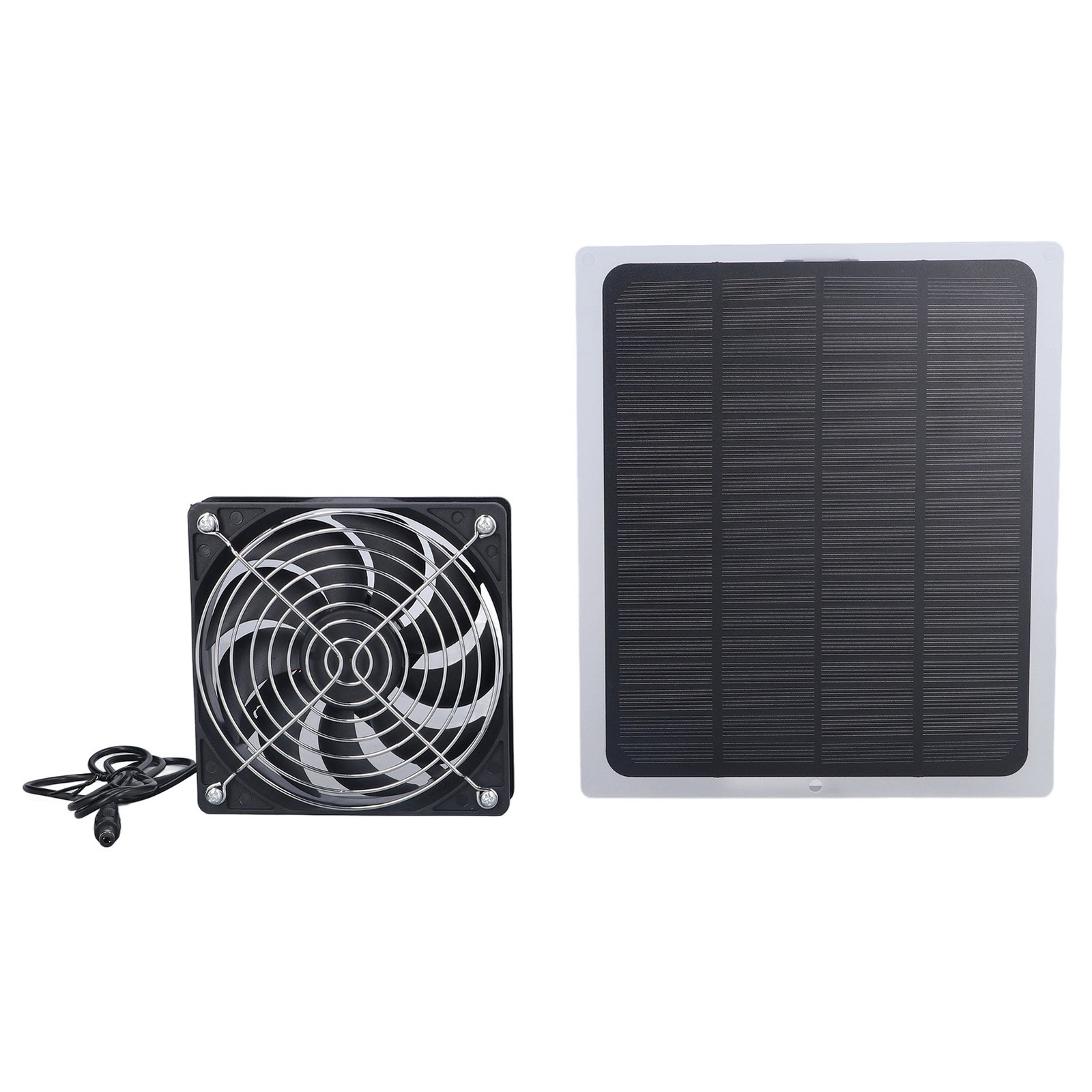6W Solar Panel Fan With Protecting Net Waterproof Greenhouse Chicken House Solar