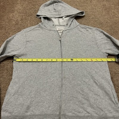 Zadig & Voltaire Hoodie Womens Small Gray Comfy Amour Full Zip