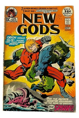 Vintage 1972 DC The New Gods Comic No.6 - Orion Vs Slig 1st Appearence (3.5)