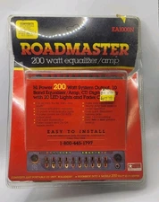 ROADMASTER EA1000N 200 Watt Amplifier Equalizer w/Fader Control NOB