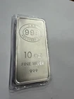 10 oz Silver Bullion Bar .999 Fine Silver - JBR Recovery LTD.