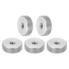 5 Pcs M4 Knurled Thumb Nuts, Stainless Steel Lock Adjusting Nuts, D16 x H5mm
