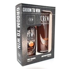 American Crew Men's Daily Shampoo 8.4 oz & Light Hold Styling Gel 8.4 oz Set