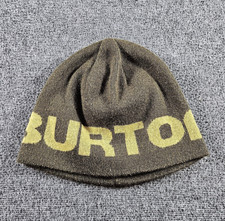 Burton Hat Cap Beanie Knit One Size Green Mens Outdoor Snowboard Ski Winter