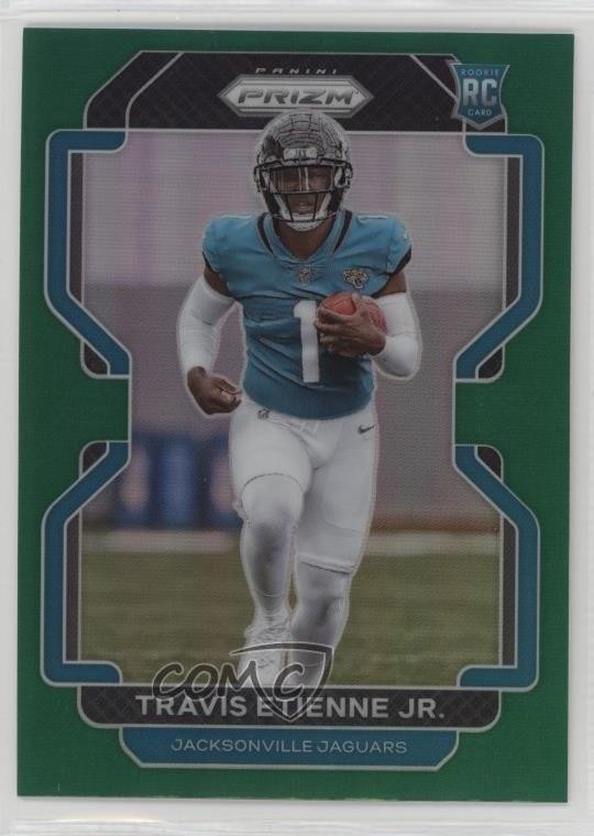 2021 Panini Prizm Rookie Green Prizm Travis Etienne Jr #344 06k9