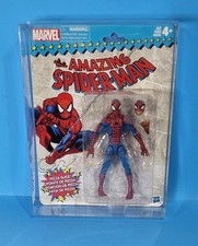 Marvel Legends 6  The Amazing Spider-Man W  Pizza Slice Retro In Collector Case