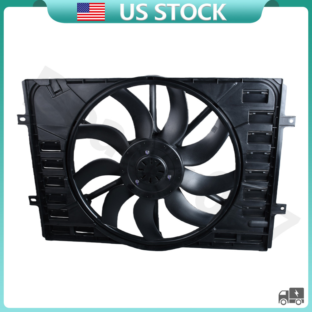 3W0121205E Radiator Cooling Fan Motor Assembly For Bentley Continental GT 10-19