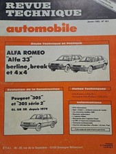 Revue technique Alfa Romeo ALFA 33