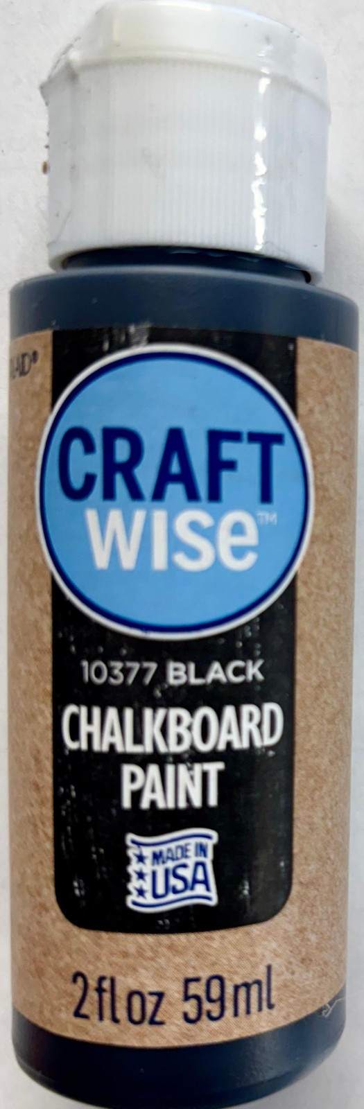 Plaid Craft Wise Chalkboard Paint ~ Black ~ 2 Oz. #10377