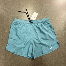 Nike Men Flex Stride 5" Brief-Lined Running Shorts CJ5453-464 Light Teal Size XL