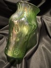 Loetz Crete Rustica Iridescent Green balustrade-shaped Vase — photo 1