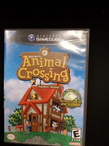 Welcome to Animal Crossing Nintendo GameCube CIB Memory Card Manual Game