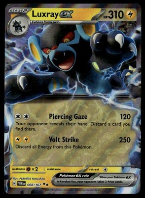 luxray ex pokemon card value Pokemon TWM #068/167 Luxray EX