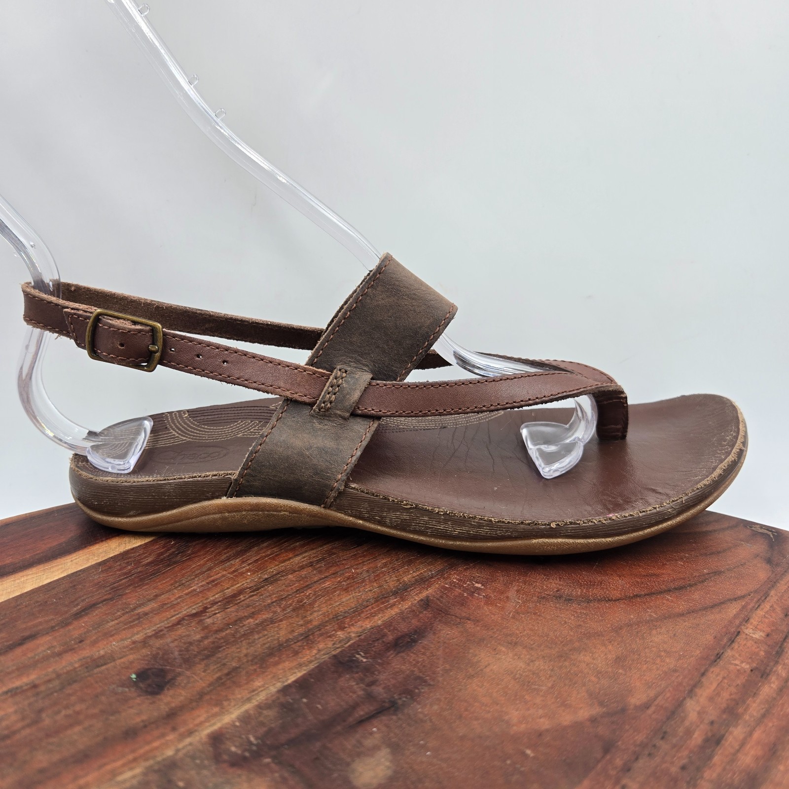 Chaco Maya Sandals Women's 7 Java Brown Leather C… - image 1