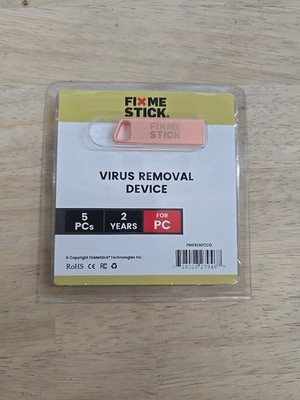FixMeStick Gold Computer Virus Removal Stick for Windows PCs - small, gold 