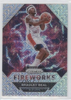 2020-21 Panini Prizm Fireworks Mojo Prizm 3/25 Bradley Beal #10 4w8