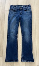 BKE Payton Universal Fit Mid Rise Tailored Boot Cut Jeans Distressed Women  s 26