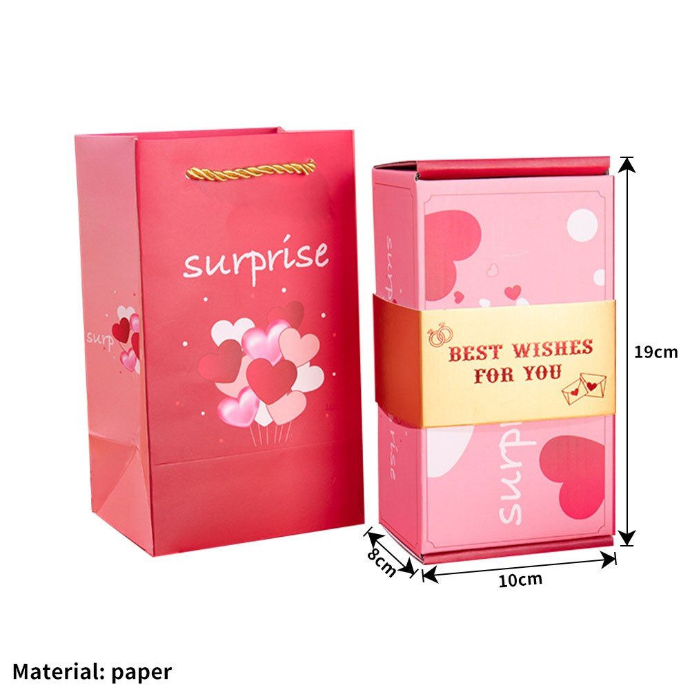 Surprise Gift Box Explosion, Merry Christmas Surprise Box Gift Box for Money TL