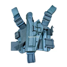 Blackhawk Serpa Holster Beretta 92/96 Drop Leg Platform Foliage L.H.