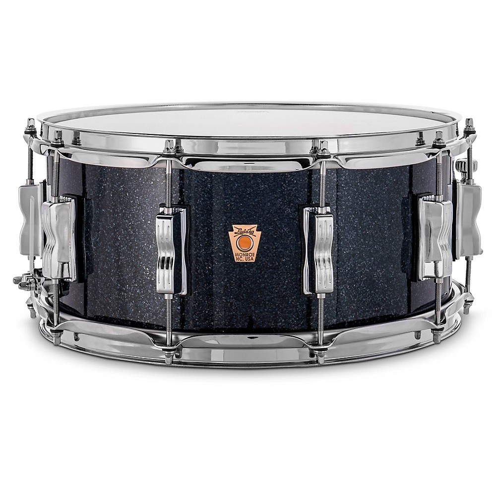 Ludwig Classic Maple Snare Drum 14 x 65 in Hybrid Black Sparkle 103890₽